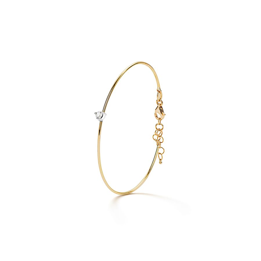 Balance bracelet in yellow gold with diamond BALANCE | BRTO AU18KT CT0.15